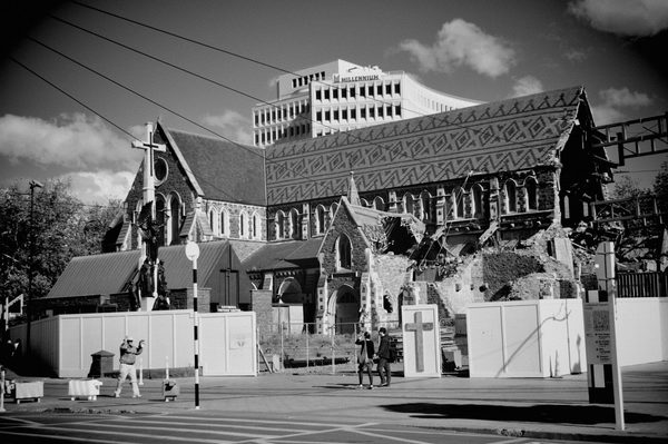 Singles in Christchurch: view of the city
