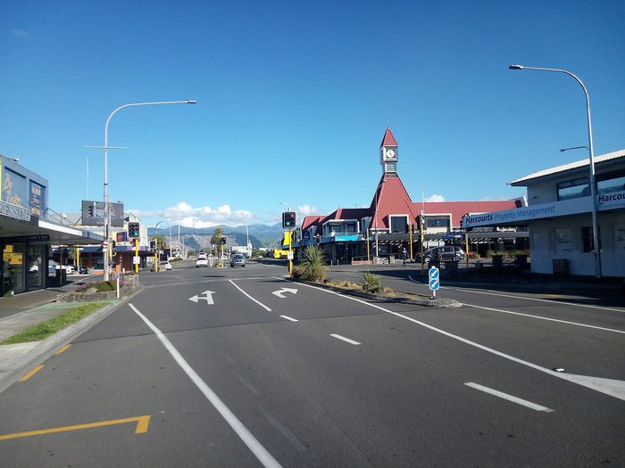 Singles in Levin: view of the city