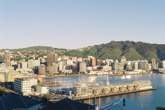 Singles in Wellington: view of the city