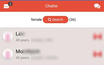 Screenshot of the Chatiw website