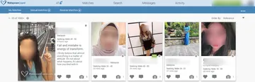 Screenshot of the MalaysianCupid website