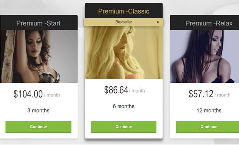 Screenshot of the NewHoney prices