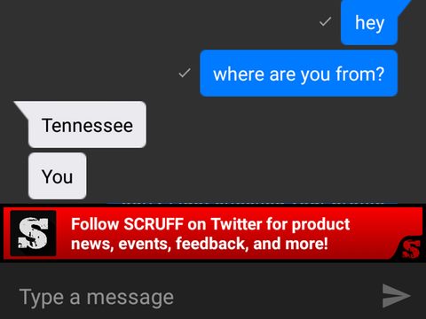 Scruff Message