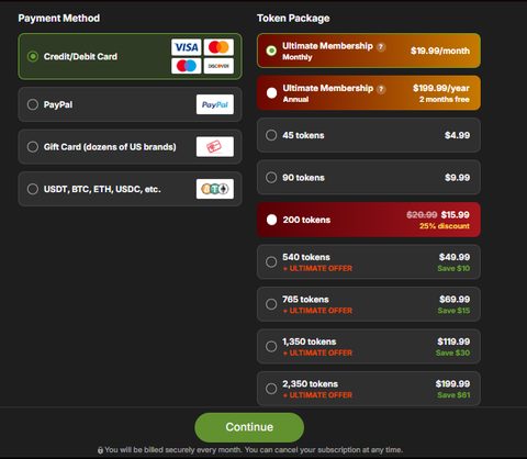 stripchat price