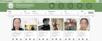 Screenshot of the Thai Cupid website