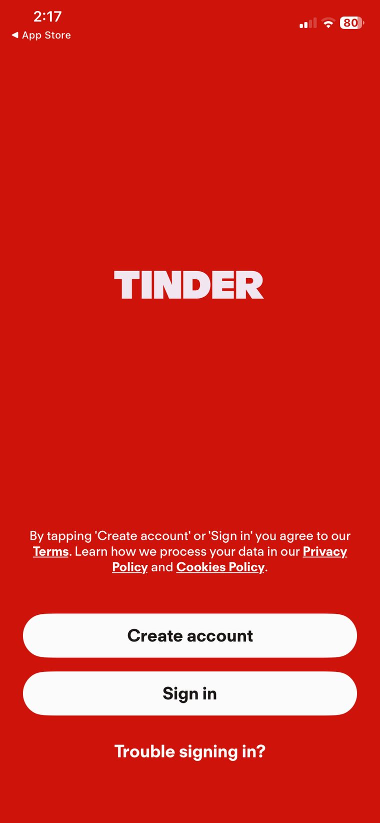 sign up
