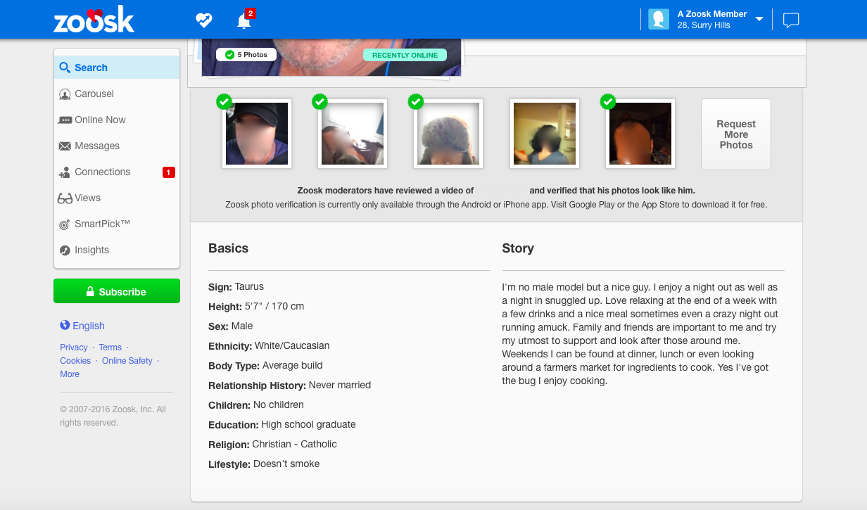Zoosk in spanish