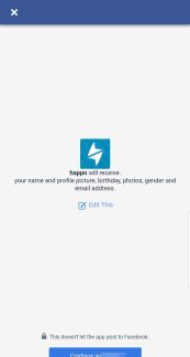 Happn SignUp