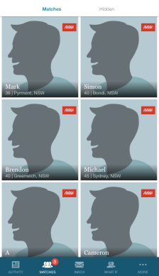 eHarmony App Matches Example