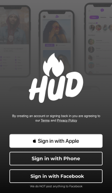 HudApp SignUp