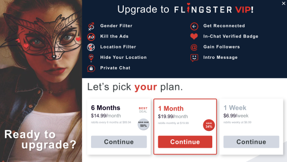 Flingster Cost