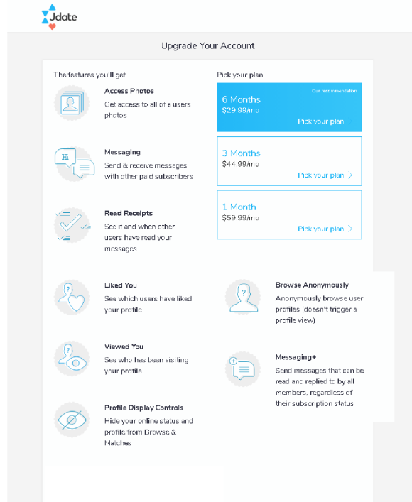 Jdate Pricing