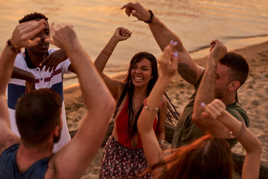 Latino Party at the Beach