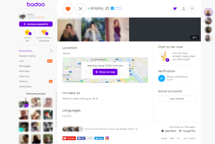 Dating plattform badoo